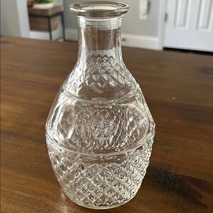 Vintage Princess House Clear Glass Decanter